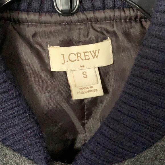 JCrew wool varsity bomber jacket - Picture 3 of 4